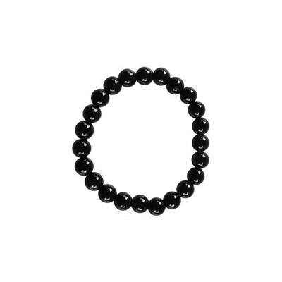 Bracelet perles rondes - Onyx