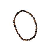 Bracelet perles rondes - Oeil de Tigre