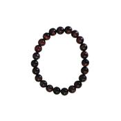 Bracelet perles rondes - Oeil de Taureau